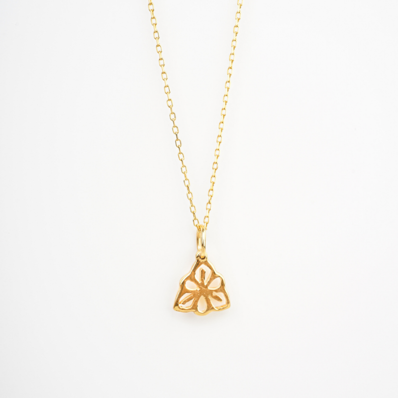 IRIS FEBRUARI BIRTHFLOWER NECKLACE